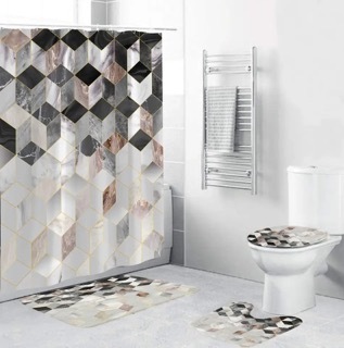 Decoration Fashion 4pieces  Shower Curtains